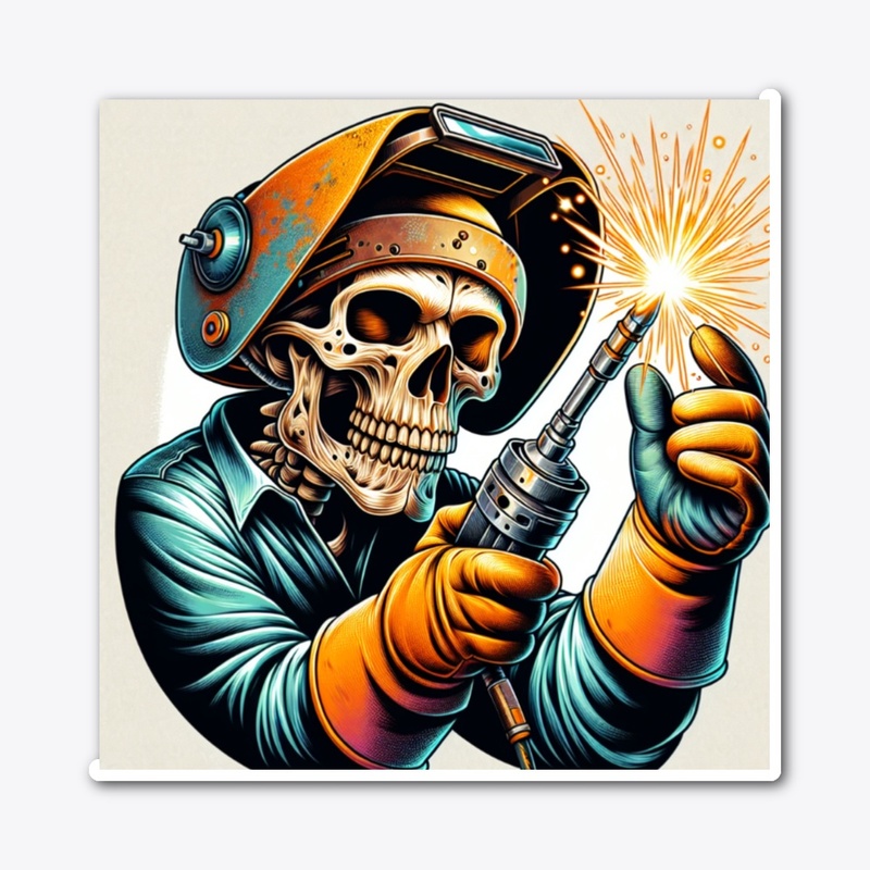 Halloween Welding Skeleton
