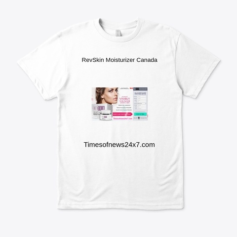 Rev Skin Moisturizer Canada White T-Shirt Front