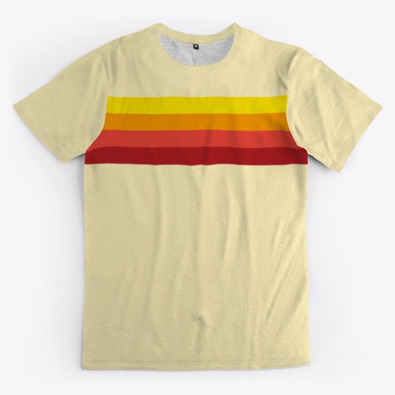 Nobutomo Abstract Colorful Retro Stripes