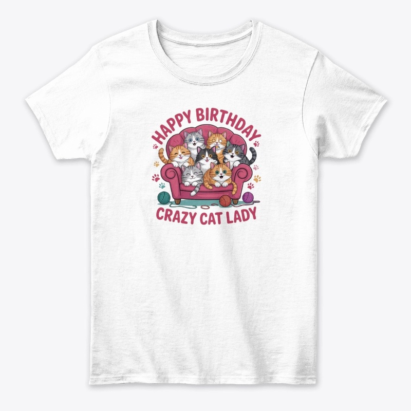 HBD Crazy Cat Lady