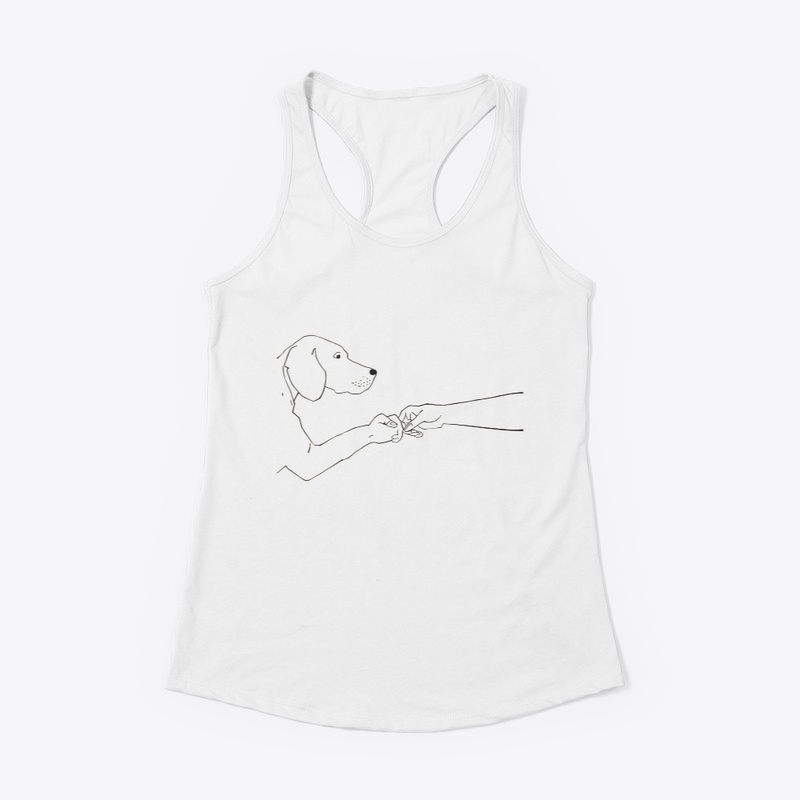 Canine Line Art: Minimal Dog Silhouette