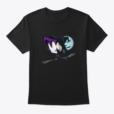 ✅Gaz Membrane From Invader Zim Halloween Black T-Shirt Front