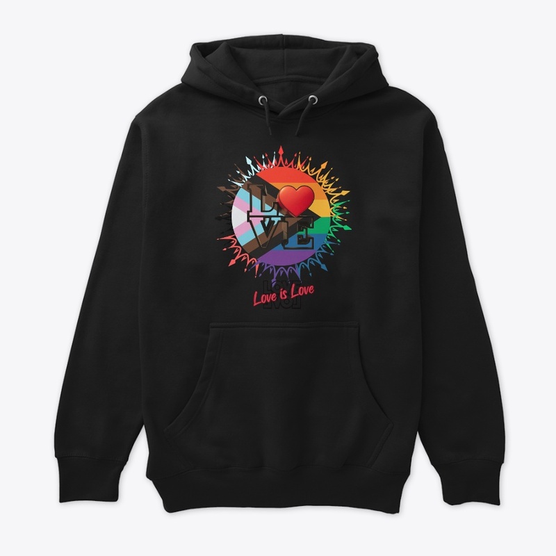 Pride Love Explosion - Colorful Design