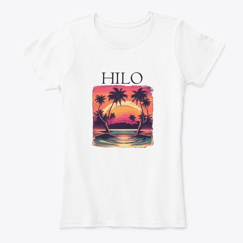 Hilo Beach at Sunset
