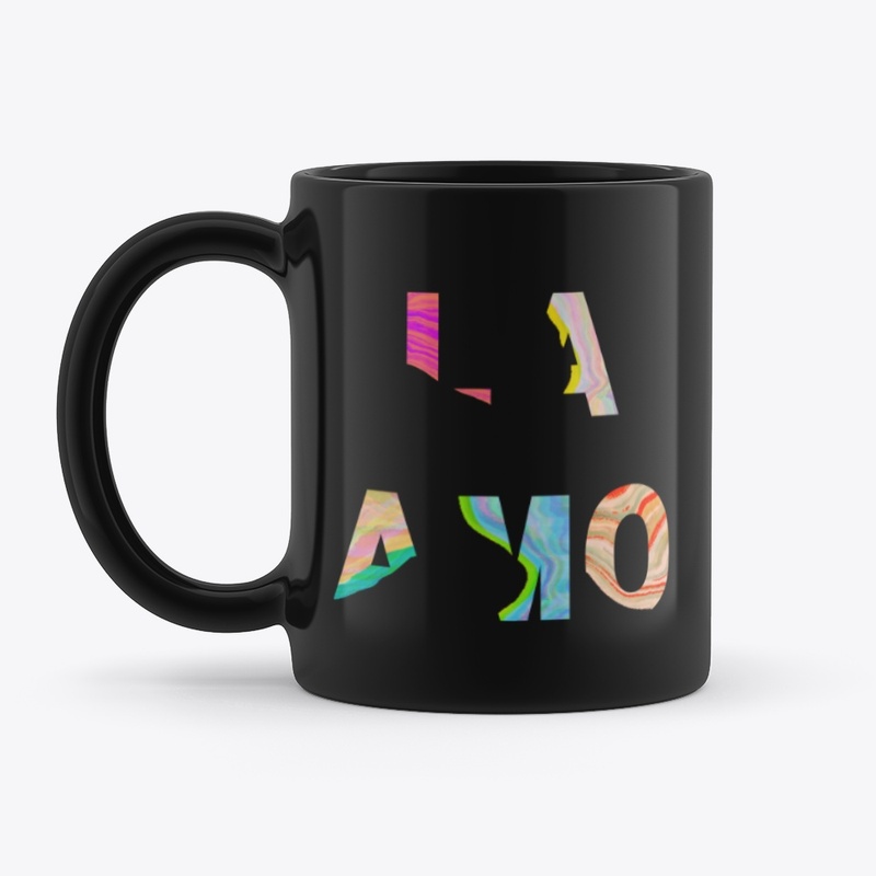 LA AMO Black Mug