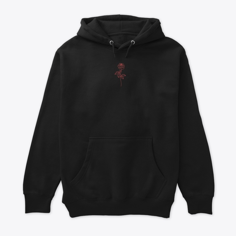 " I WISH YOU ROSES " Zip Hoodie I