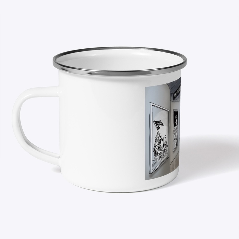 Trump's super patriotic mug shot
