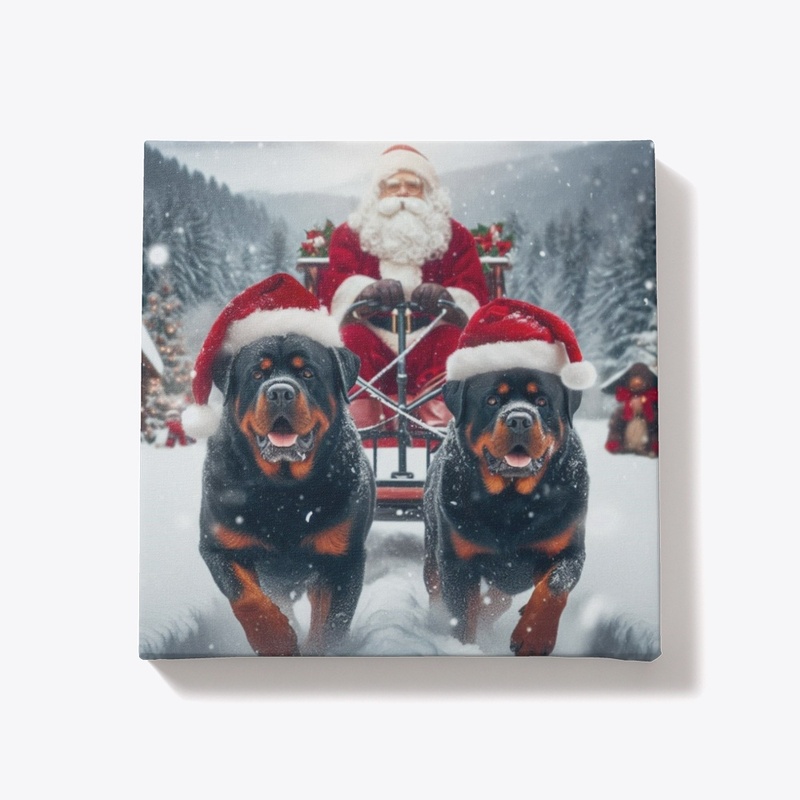 Rottweilers & Santa
