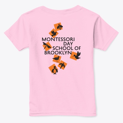 Dragonflies Specific Items Light Pink  T-Shirt Back