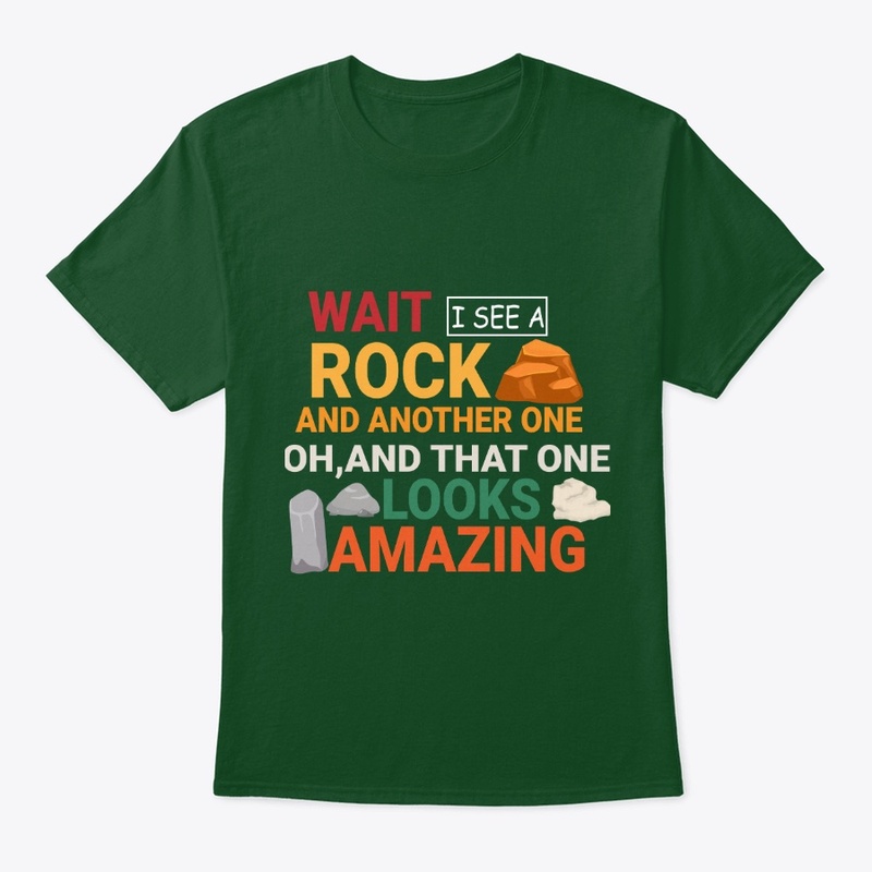 Wait I See a Rock design