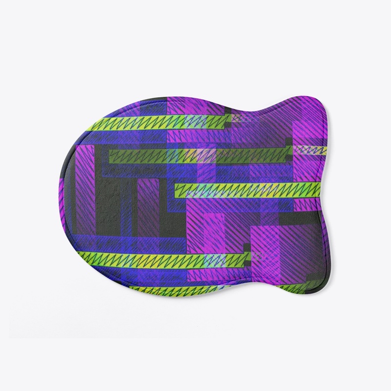 Purple Green Stripes 