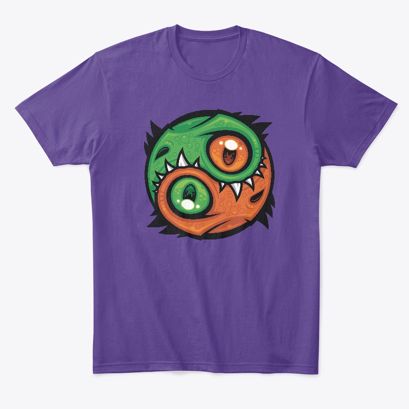Green and Orange Yin Yang Dragons