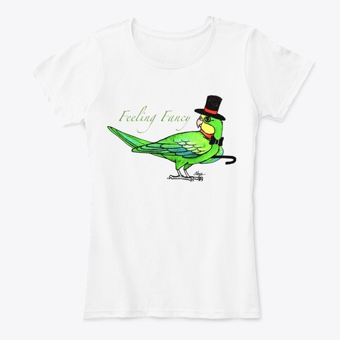 Feeling Fancy White T-Shirt Front