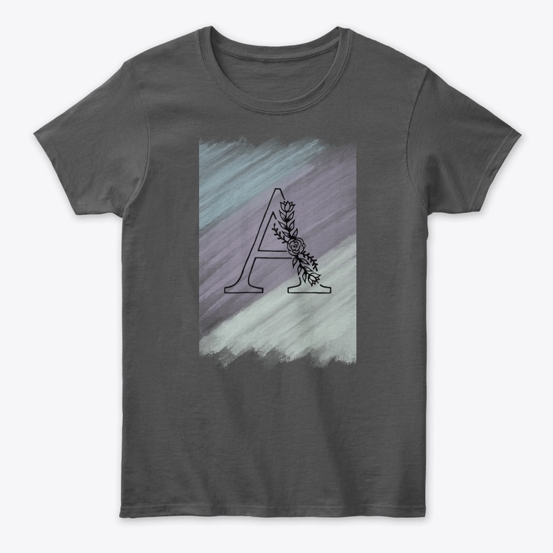 Alphabet A t-shirt design