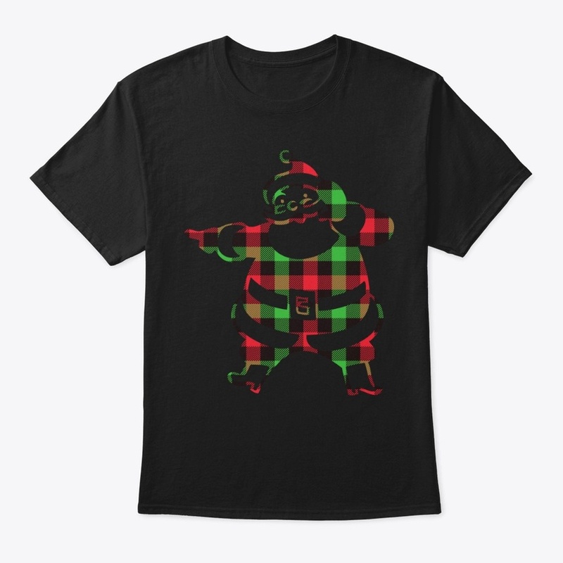 Cute Plaid Santa Bicolor