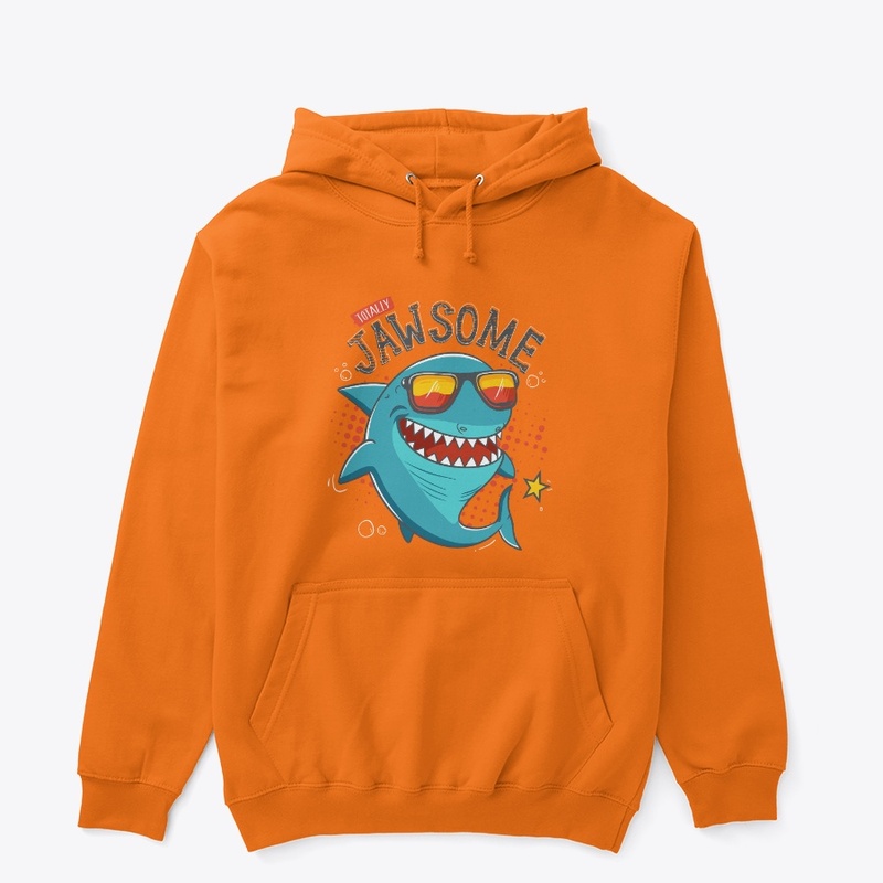 Totally Jawsome! Funny Cartoon Shark