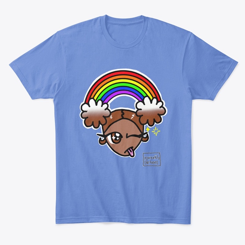 PJs CUTE ONES : Rainbow Black Girl Puffs