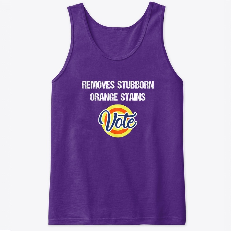 remove stubborn orange stains