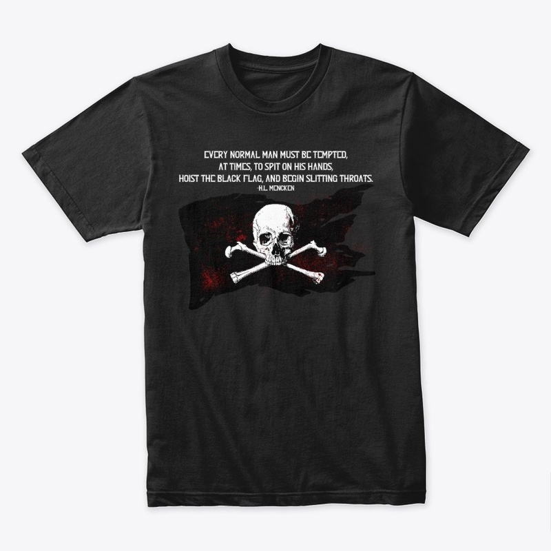 Black Flag Slitting Throats Tee