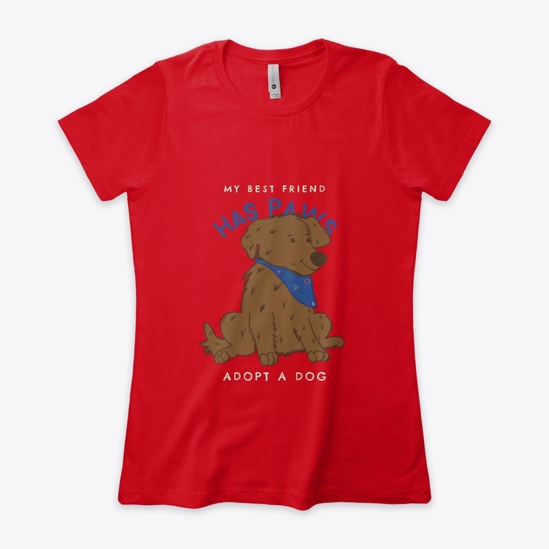 Adopt a dog tee