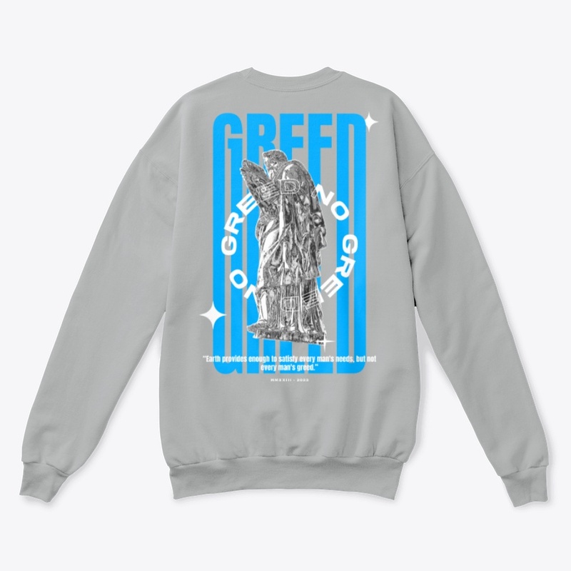 No Greed blue