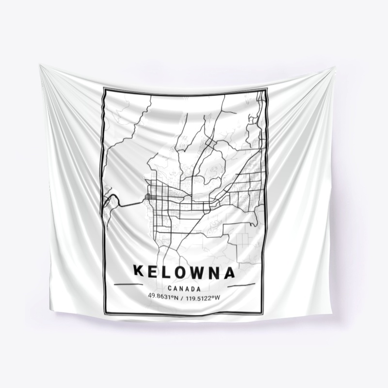 Kelowna Light City Map