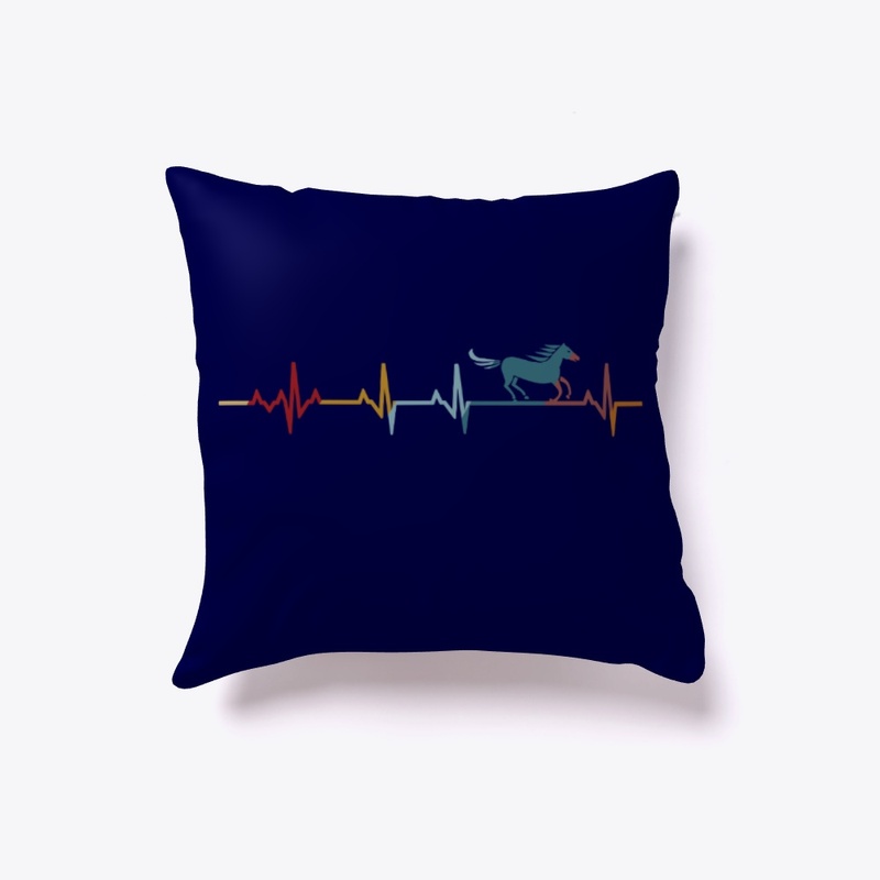 Vintage Horse Lover Heartbeat Gift