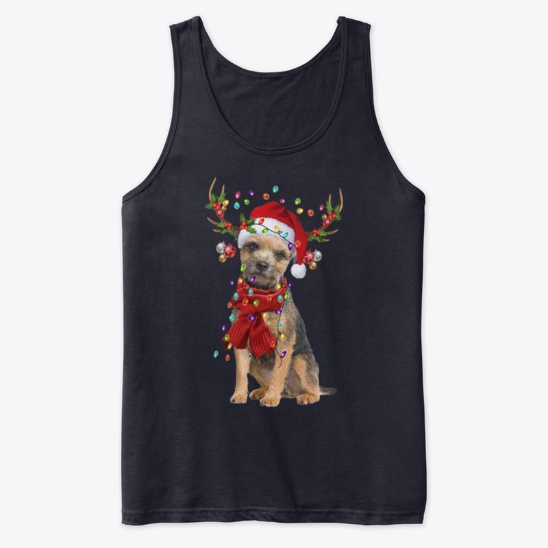 BORDER TERRIER CHRISTMAS NEW T SHIRT
