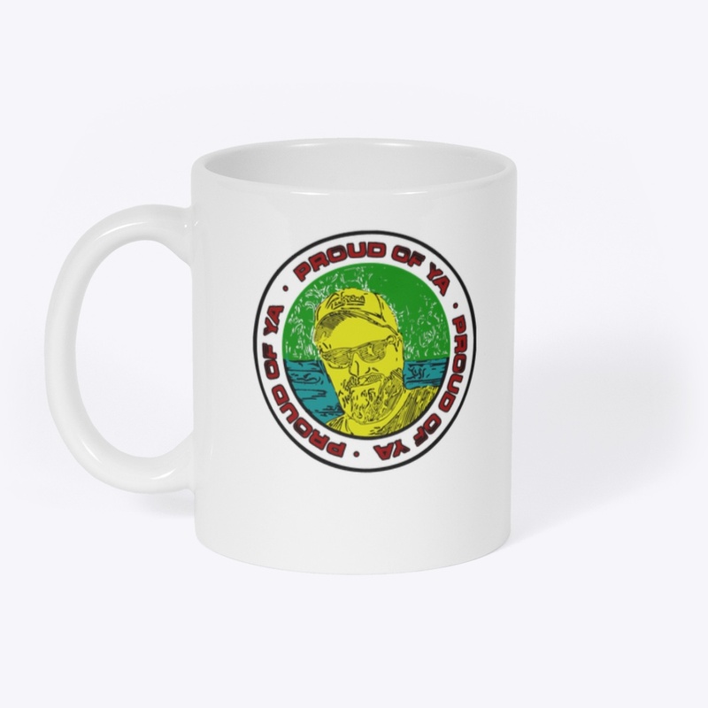 Proud of ya pint glass