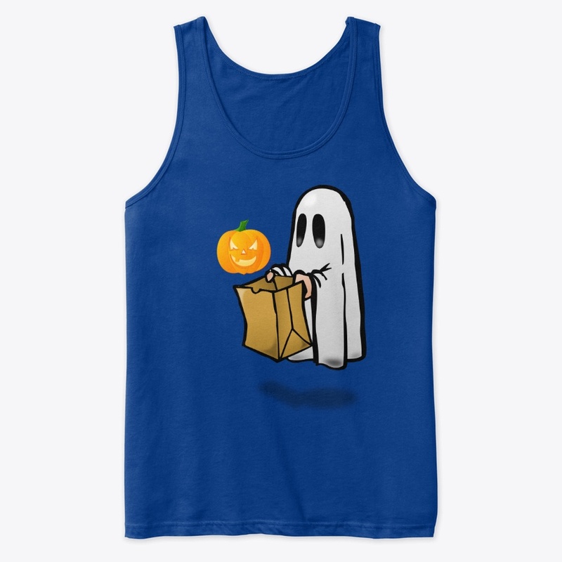 Flying Ghost Halloween Pumpkin