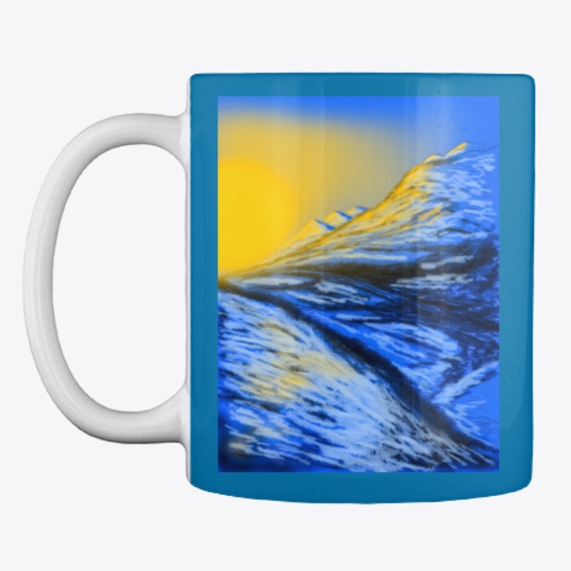 Winter Sunrise in Mountains