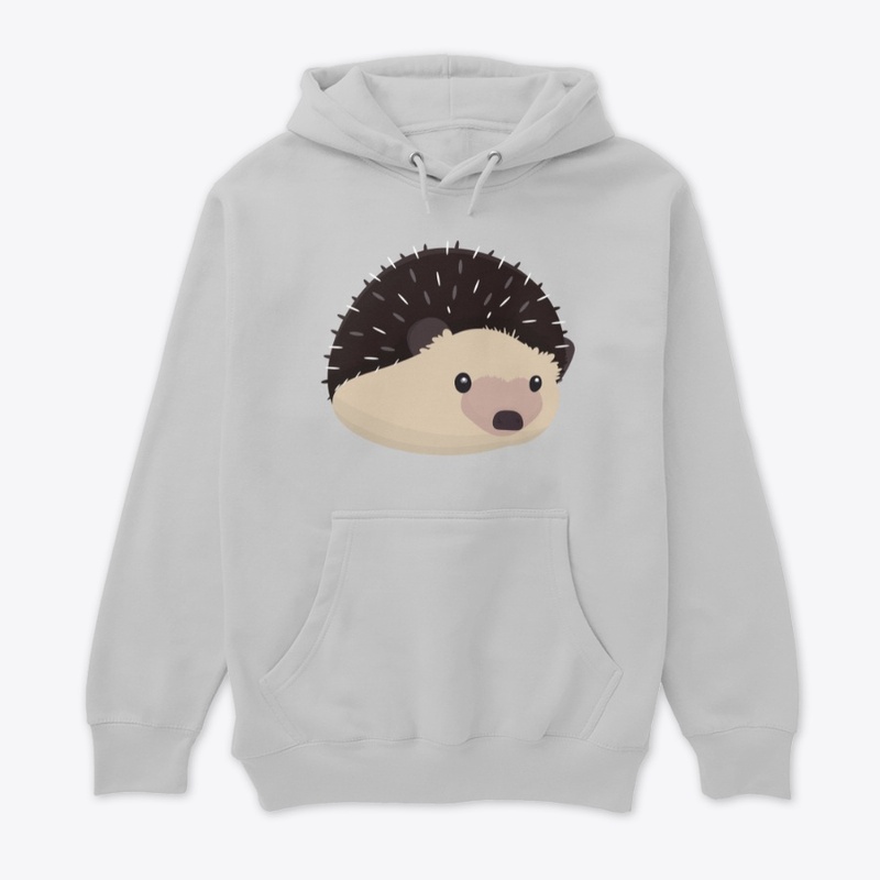 Hedgehog Digital Painted Design
