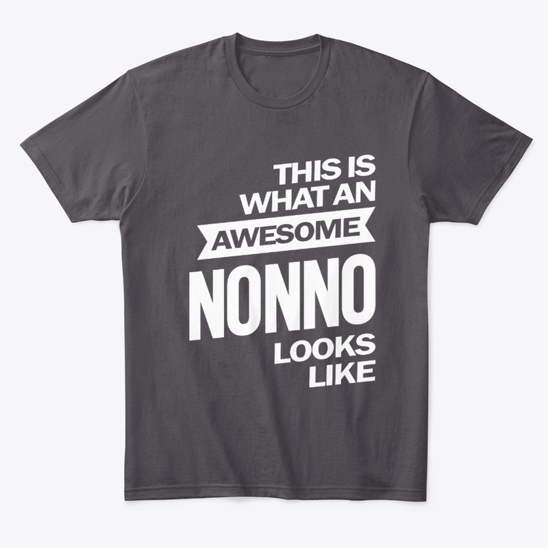 Mens Awesome Nonno Looks Like Grandpa 