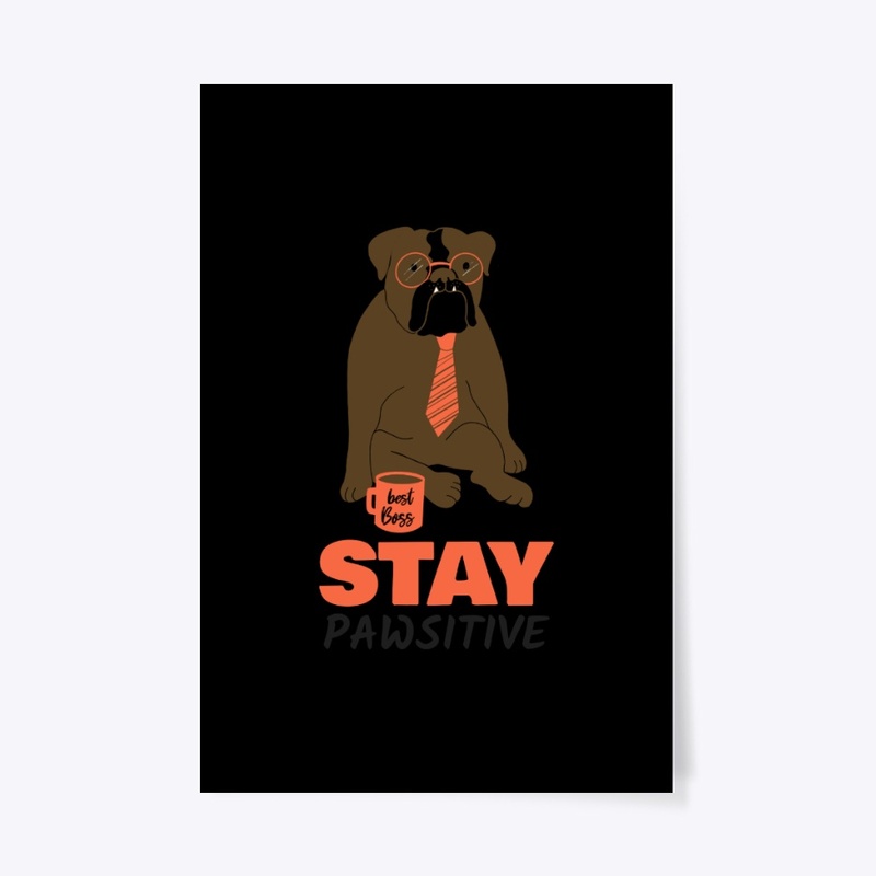 Stay Pawsitive Design