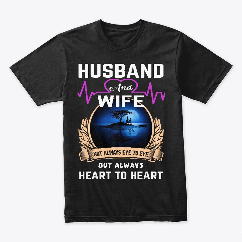 Husband and wife, heart to heart