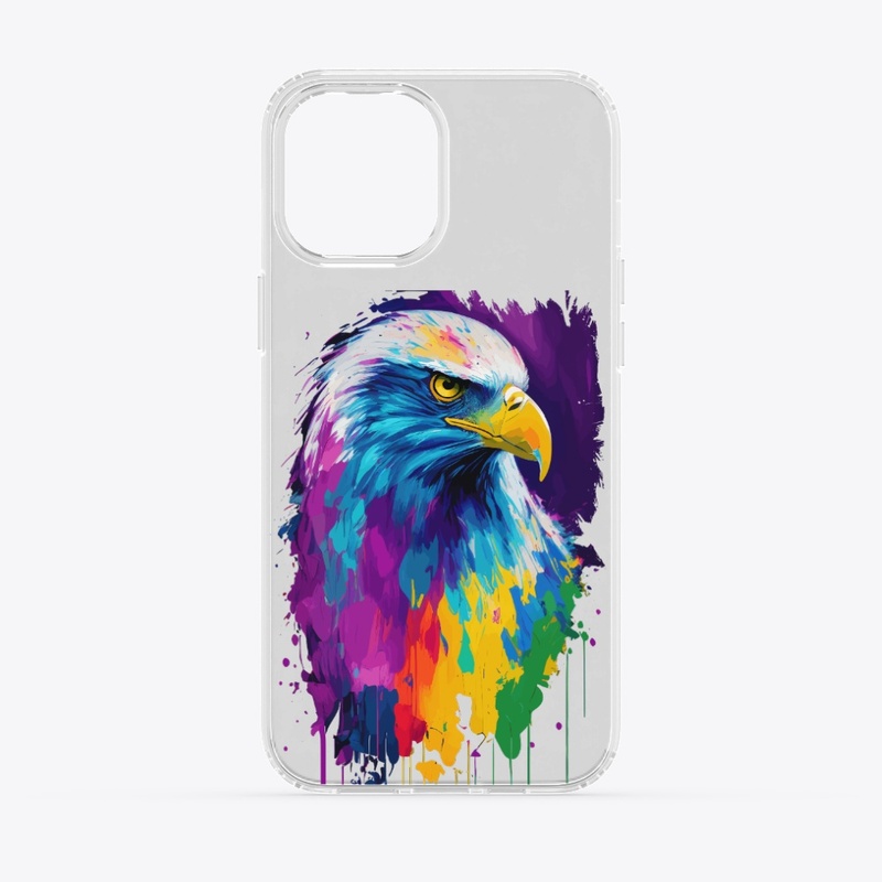 Colorful Vibrant Eagle | Rightward look