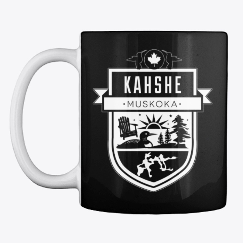 Kahshe Crest - White and Black