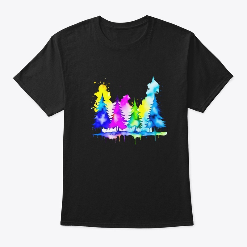 Colorful christmas tshirt