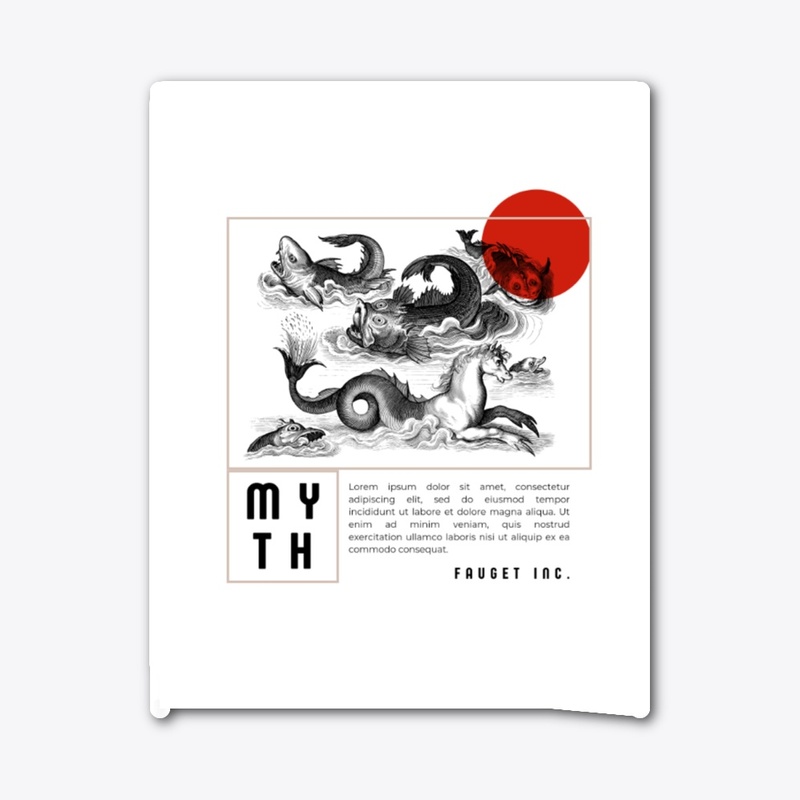 White Retro Myth T-Shirt