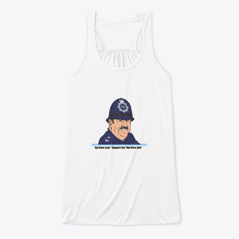 Sgt Dave Thin Blue Line Vest Top