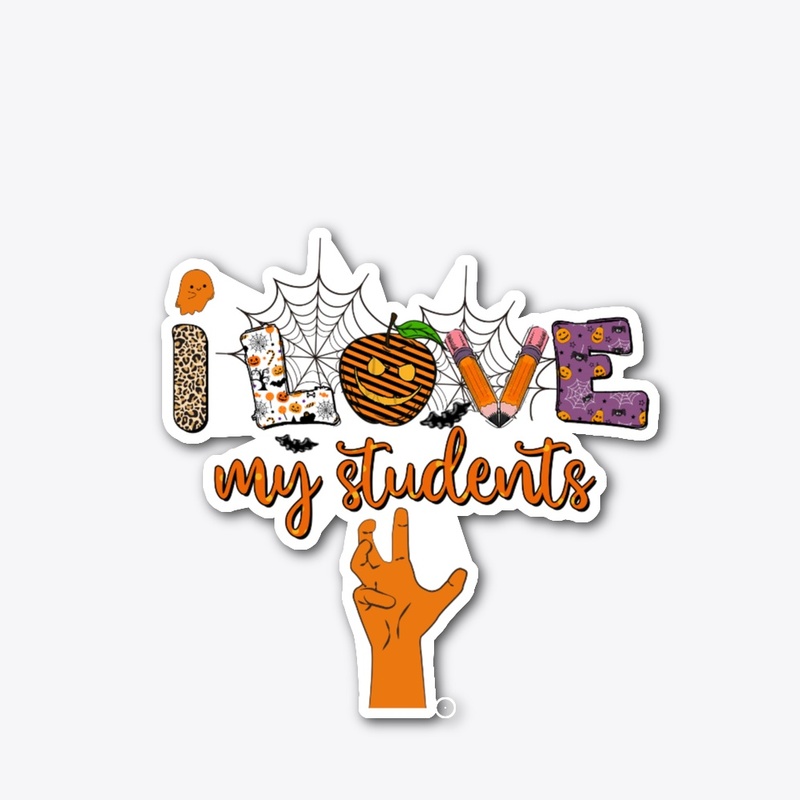 I Love my students t-shirt 