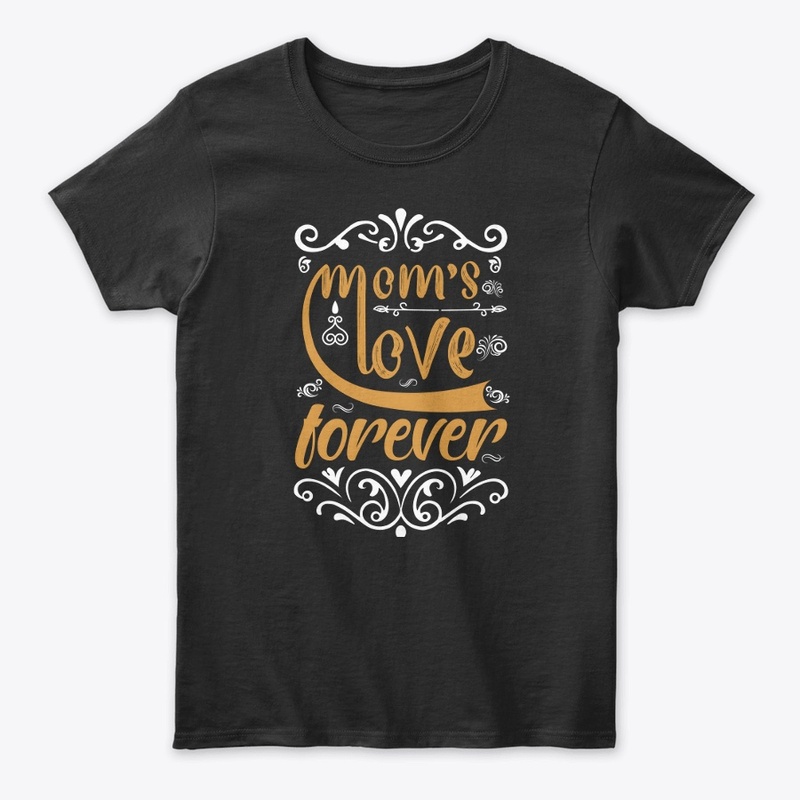Mom love T-shirt design