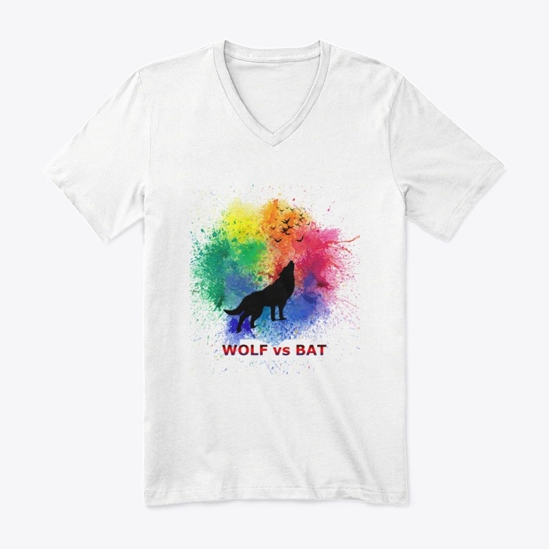 WOLF vs BAT  T  SHIRT