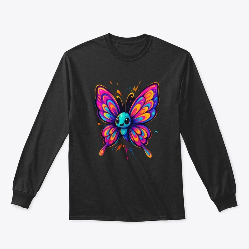 Colorful Cute Butterfly Art