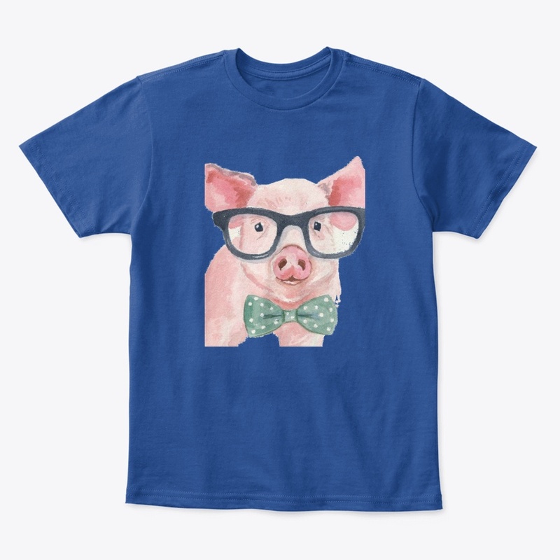 Cute,Printed,Pig, Piglet, Painting, Pig 