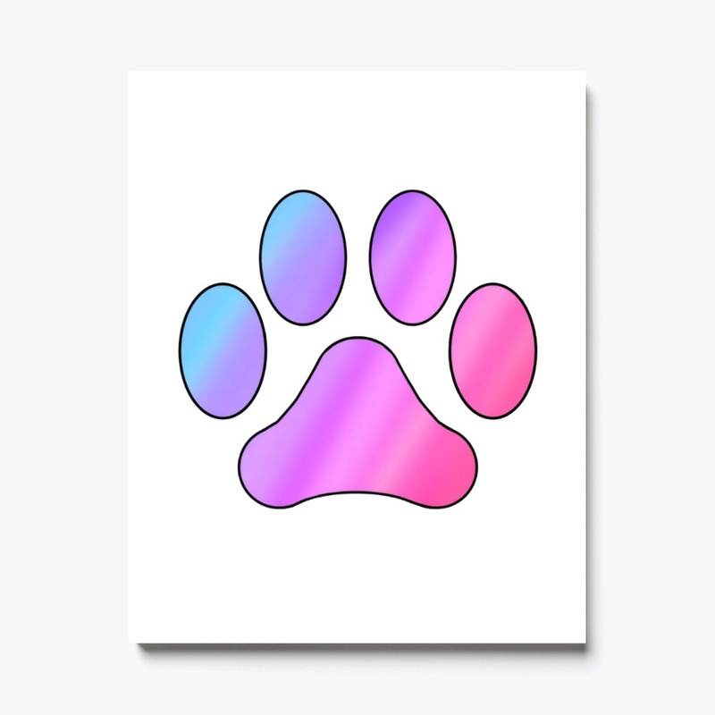 Rainbow Cat/Dog Paw