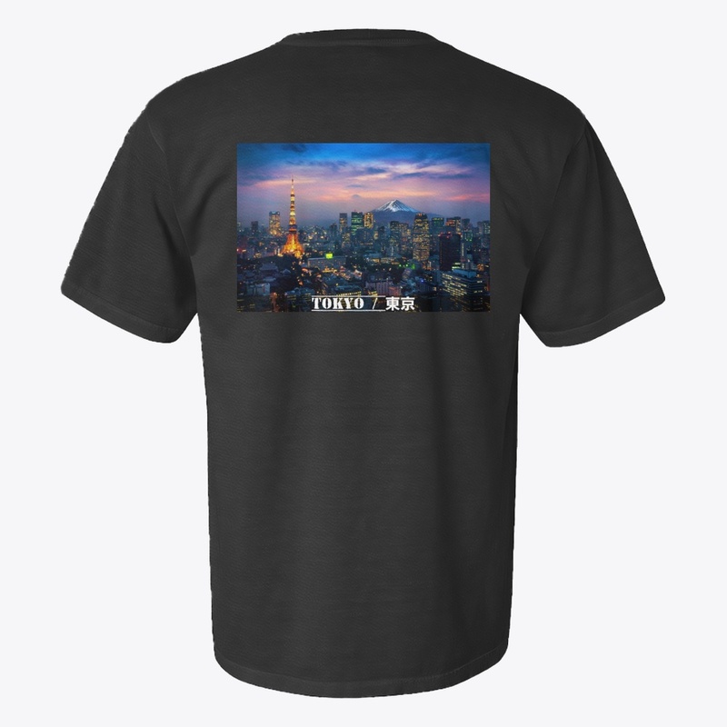 Tokyo night skyline 