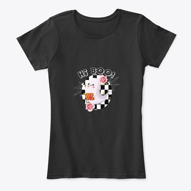 Hi boo helloween cute ghost
