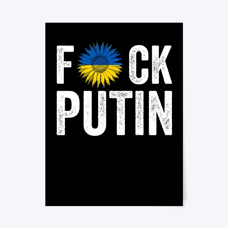 Fuck Putin Ukraine Flag Shirt