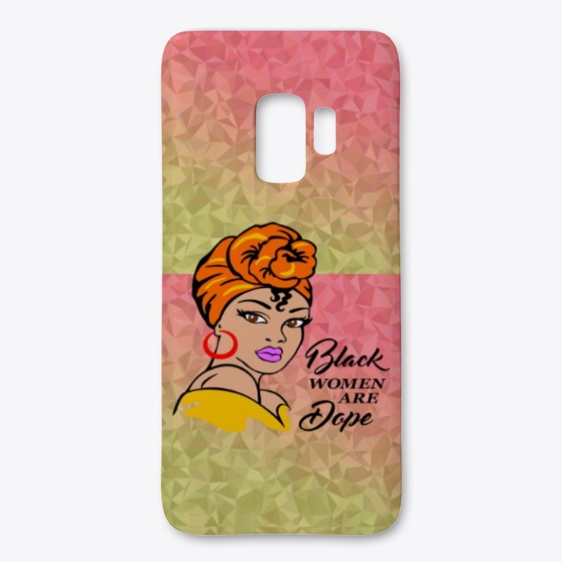 Black Women Cell Phone Case